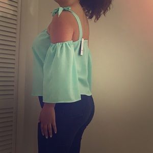 Off the shoulder blouse